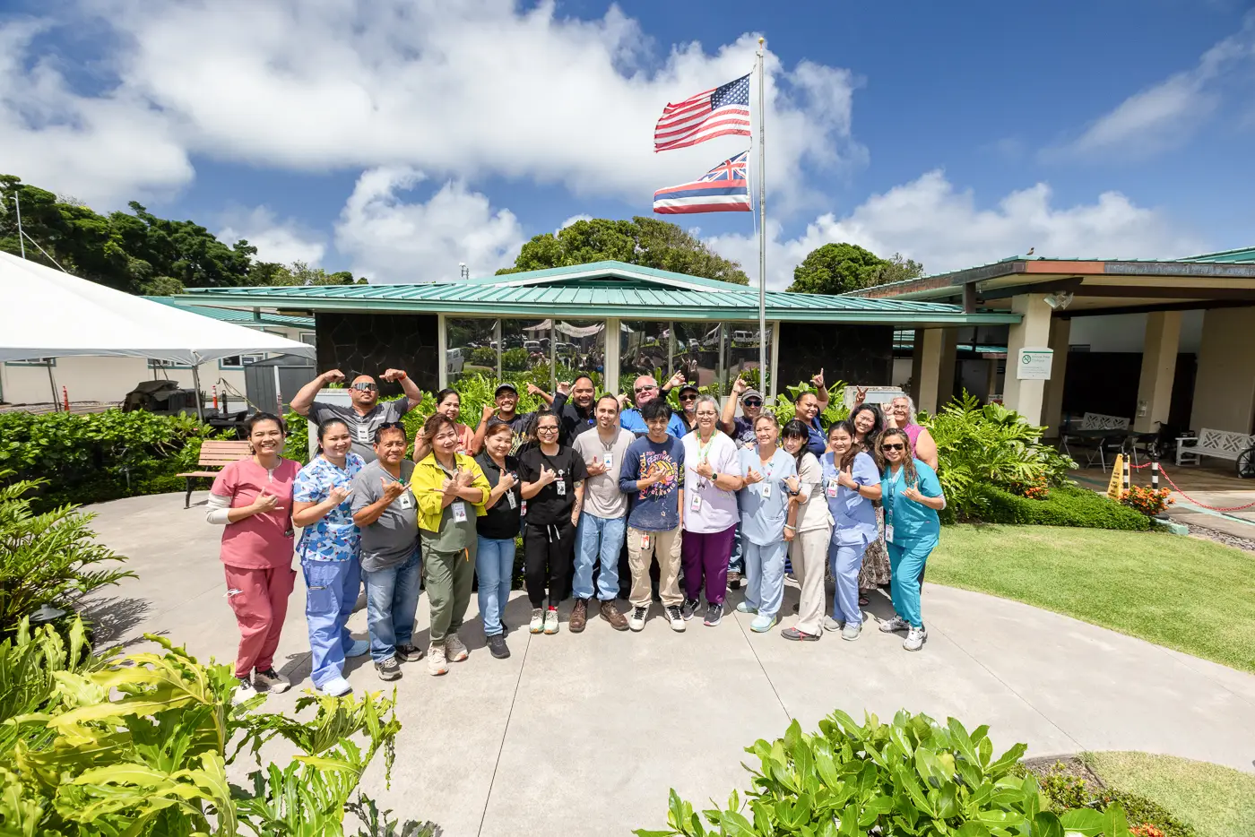 Kohala Hospital Staff Groups Photo